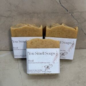 3 Pack Vegan Basil Soap